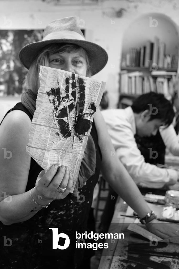 Portrait of Sophie Sainrapt, 2021 (b/w photo)