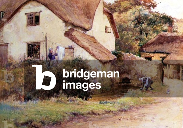 Cottage at Branscombe, Devon, 1894 (w/c)