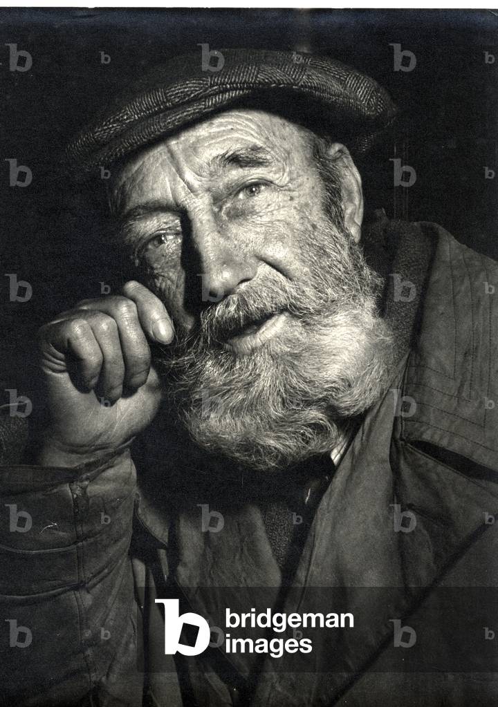 Old bearded man, 1950-70 (gelatin silver print)