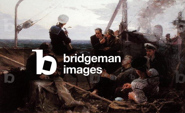 Non lontano dalla patria, 1955 (olio su tela)