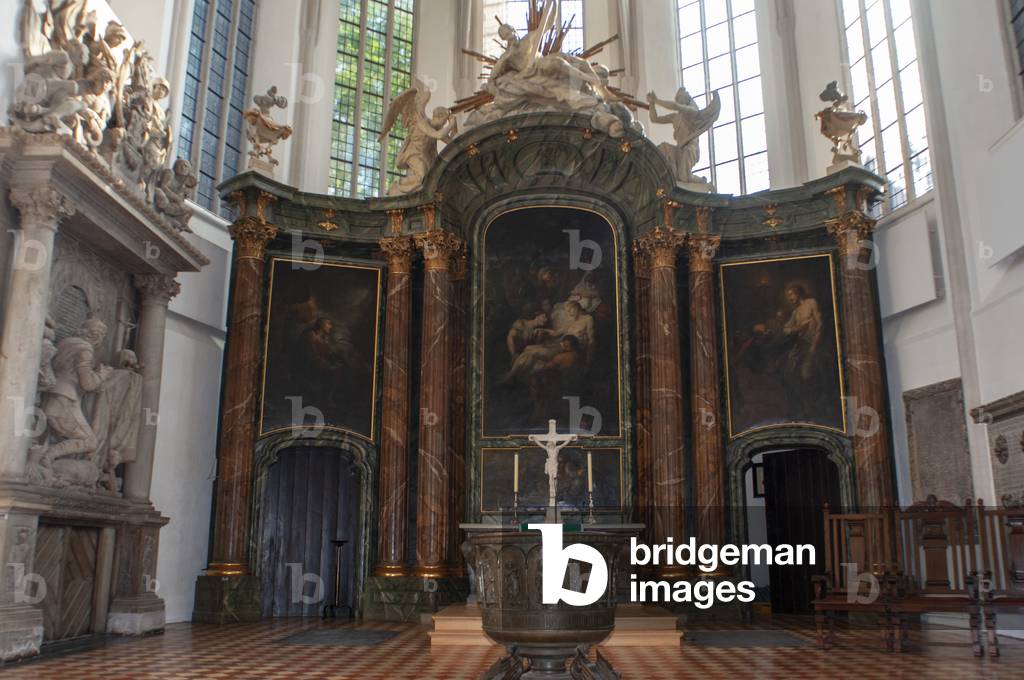 Inside St. Mary Church or Marienkirche in Mitte in Berlin, Germany (photo)