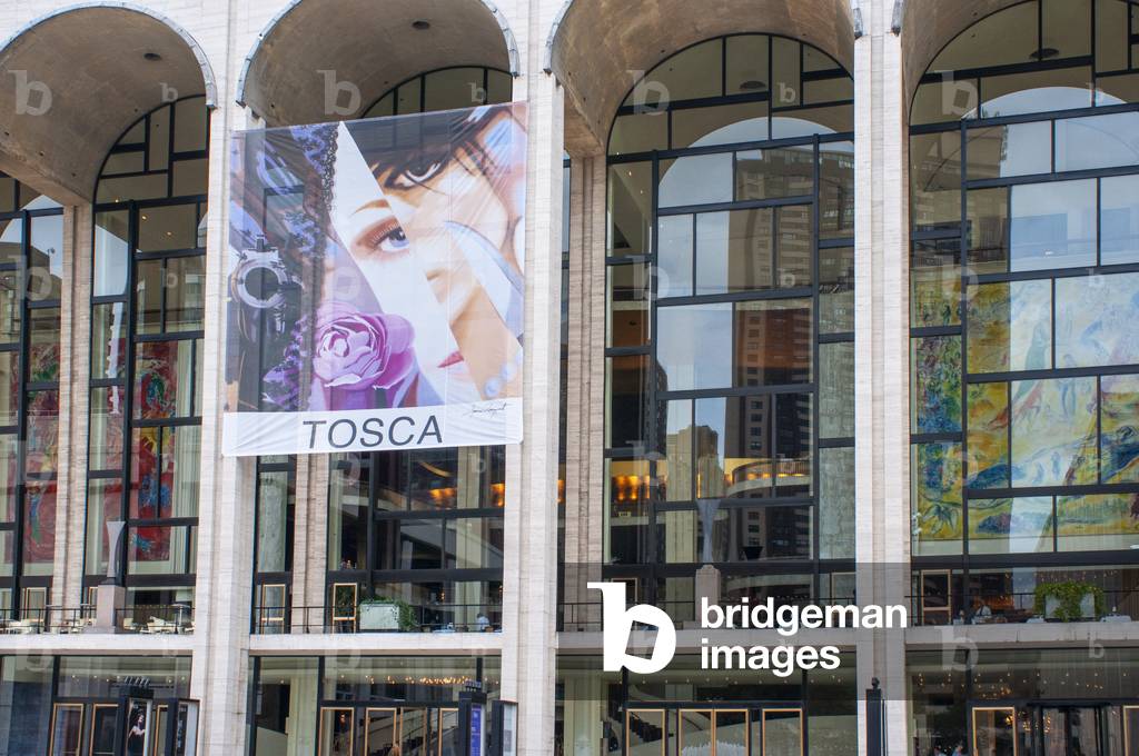 The Metropolitan Opera Opening Night live in HD simulcast of the new production of Giacomo Puccini's opera Tosca, New York, USA, 2020 (photo)