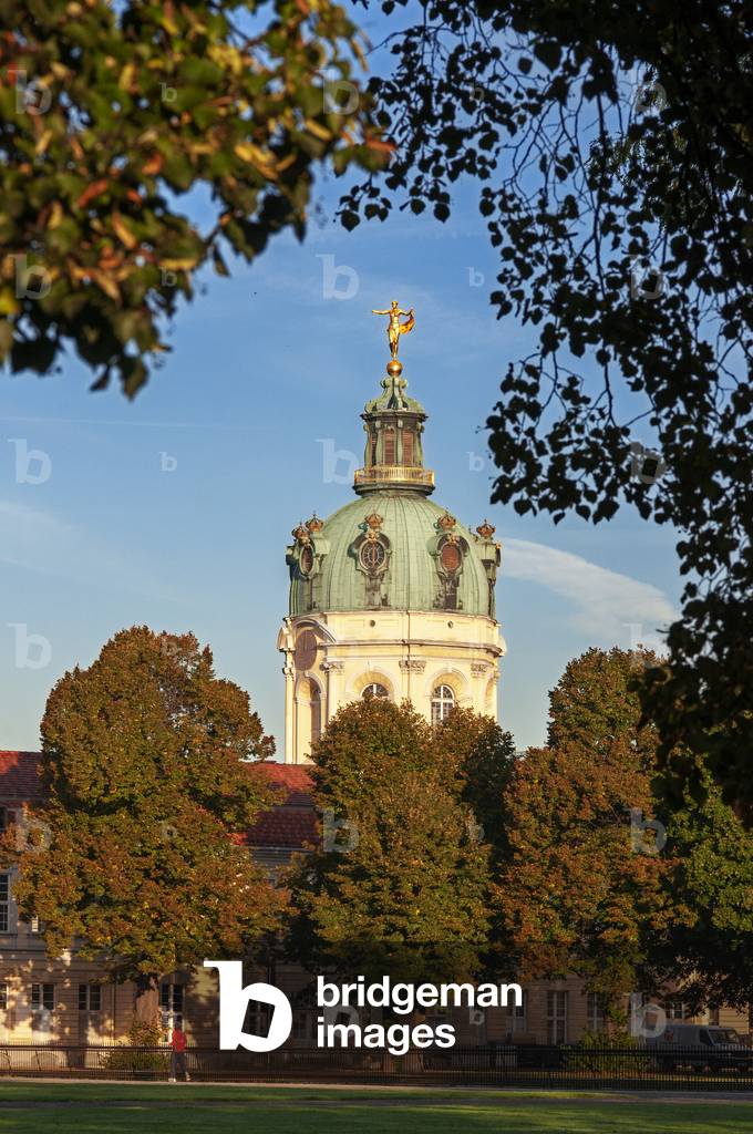 Charlottenburg Palace and its park Schlossgarten rebuilt after Second World War in, Berlin, Germany (photo)
