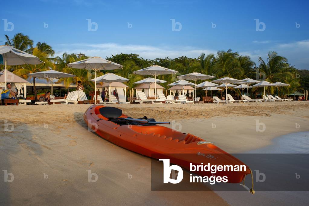 Kayaking in Corn Island, Caribbean Sea, Arenas Beach Hotel, Nicaragua, Central America, America (photo)
