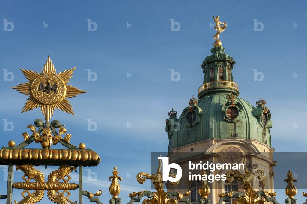 Charlottenburg Palace and its park Schlossgarten rebuilt after Second World War in, Berlin, Germany (photo)