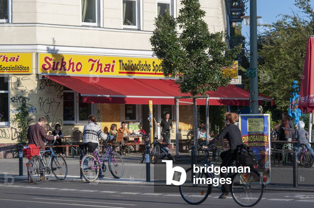 Sukho thai restaurant at Schoenhauser Allee Prenzlauer Berg in, Berlin, Germany (photo)