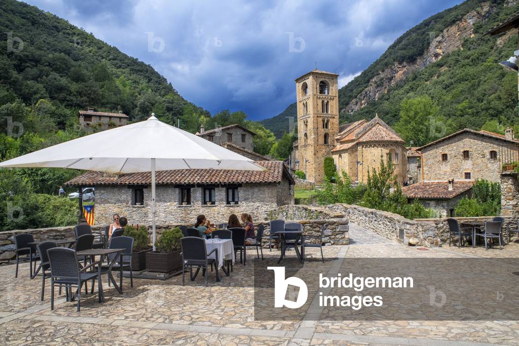 Beget village in La Garrotxa Natural Park, BEGET, Girona, 2021 (photo)
