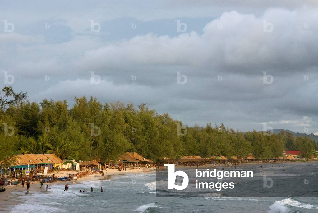 Sihanoukville Beach at Sunset, Phnom Penh, Cambodia (photo)
