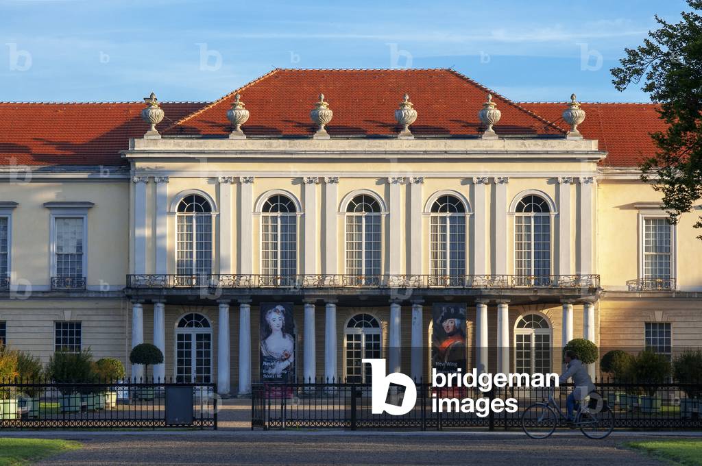 The Neuer Flügel New Wing of Charlottenburg Palace and its park Schlossgarten rebuilt after Second World War in, Berlin, Germany (photo)