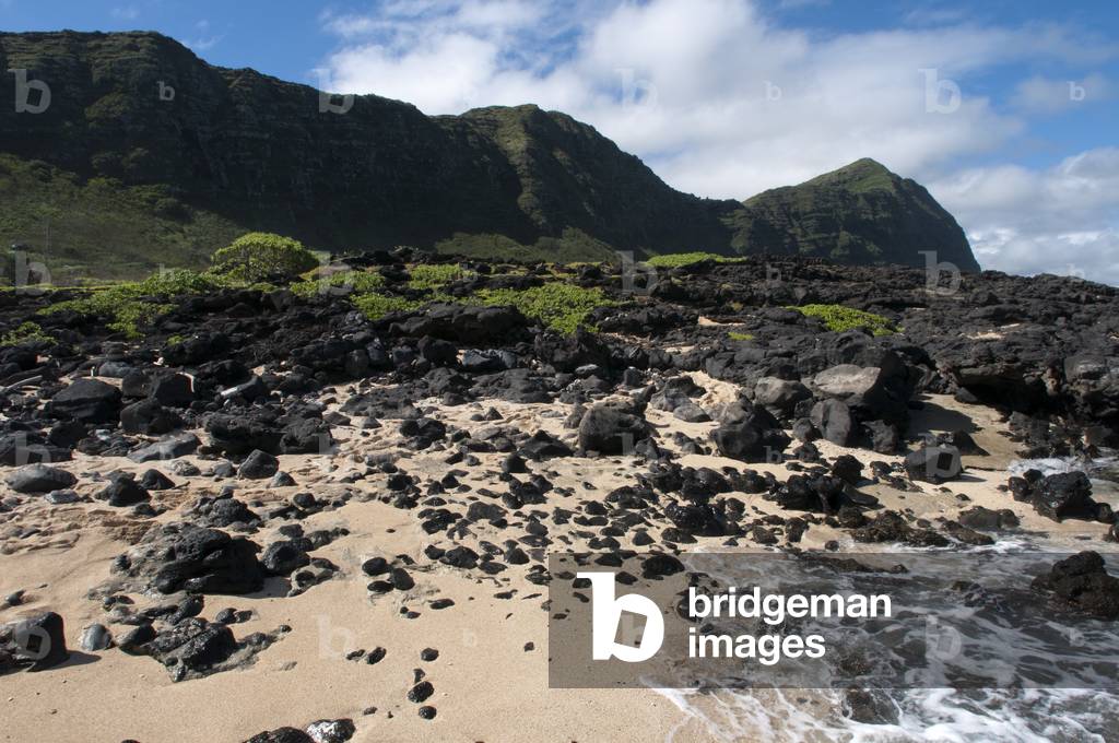 Makapu'u beach at the eastern end of O'ahu, Hawaii (photo)
