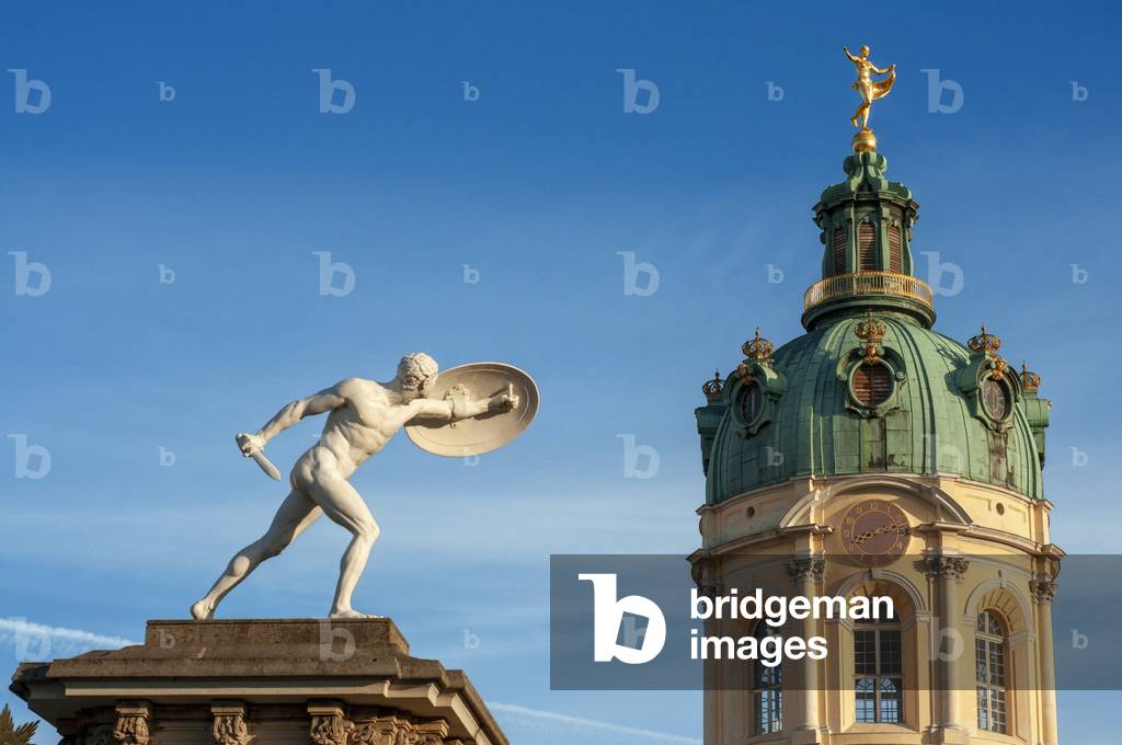 Charlottenburg Palace and its park Schlossgarten rebuilt after Second World War in, Berlin, Germany (photo)