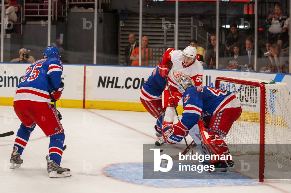 Ice hockey league NHL match Rangers at MSG, New York, USA (photo)