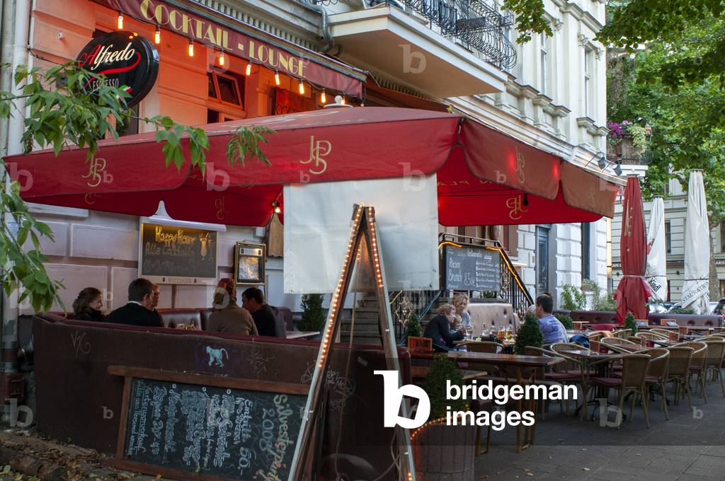 Alfredo restaurant at Breite Street Pankow district in, Berlin, Germany (photo)
