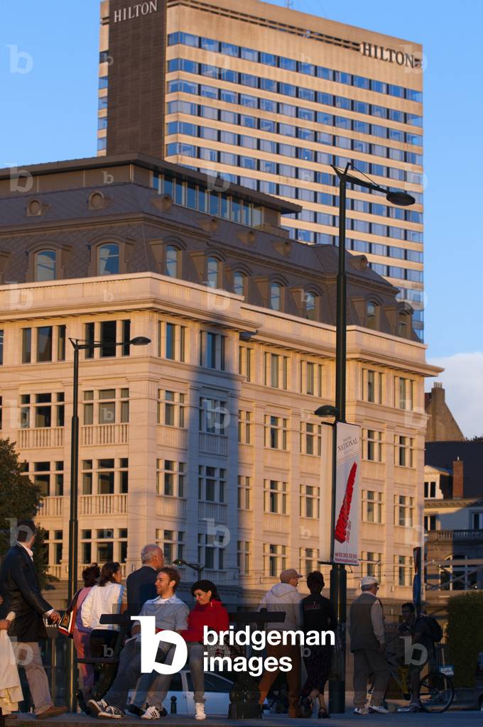 Hilton Brussels City main building, Brussels, Belgium (photo)