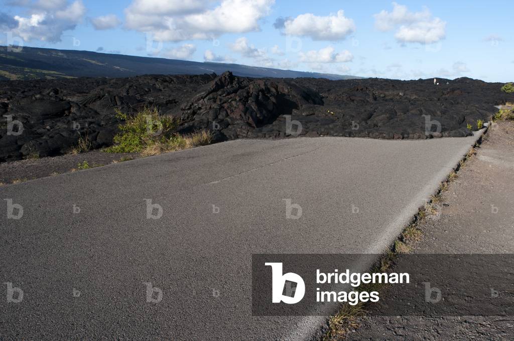 End of the Road, Chain of Craters Road, Hawaii Volcanoes National Park, Big Island, Hawaii (photo)