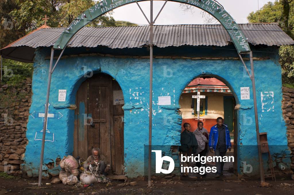 Small church on the outskirts of Gondar, Ethiopia (photo)