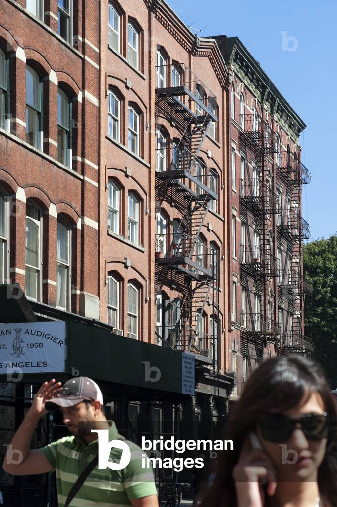 Building Facades, SoHo-Cast Iron Historic District, New York City, USA (photo)