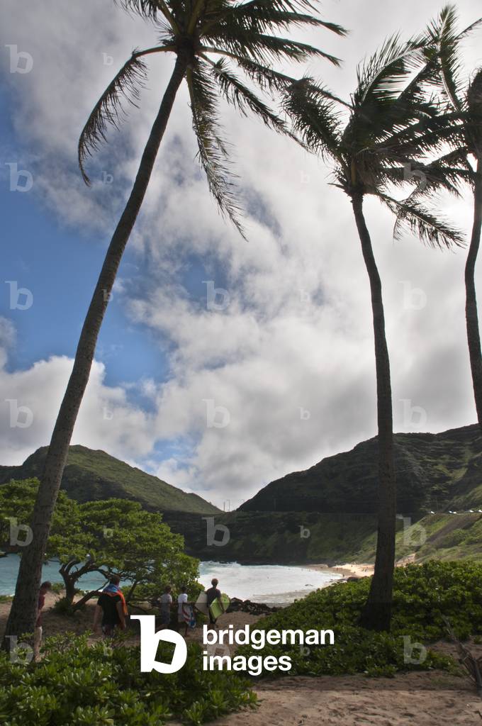 Makapu'u beach at the eastern end of O'ahu, Hawaii (photo)