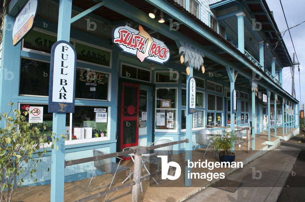Typical houses in Hawi, Big Island, Hawaii (photo)