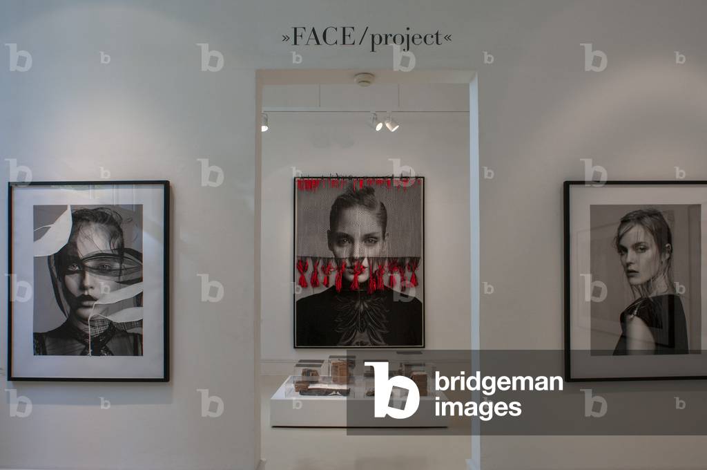 Inside Exhibition in Camera Work Contemporary Photographic Gallery, Building exterior in Kantstrasse, Berlin, Germany (photo)