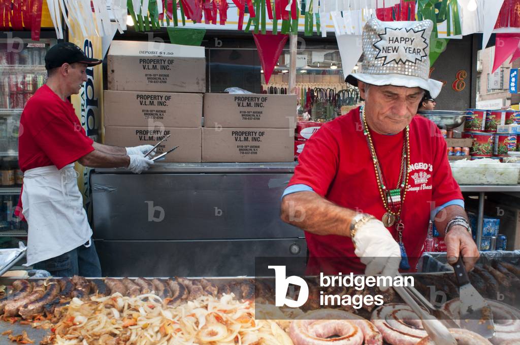 Festival of San Gennaro in Little Italy, The Mulberry Street between Broome St. and Canal St., Manhattan, USA (photo)