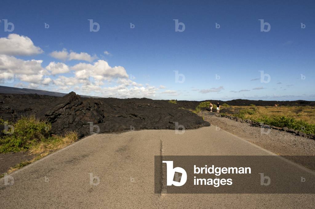 End of the Road, Chain of Craters Road, Hawaii Volcanoes National Park, Big Island, Hawaii (photo)