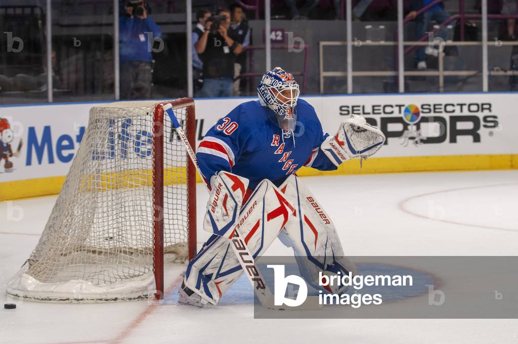 Ice hockey league NHL match Rangers at MSG, New York, USA (photo)