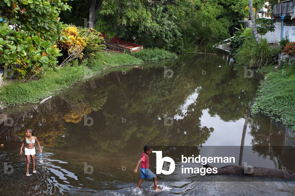 Crossing the bay in Choroni in Falcon state in Venezuela - Henri Pittier National Park, in Venezuela.  (photo)