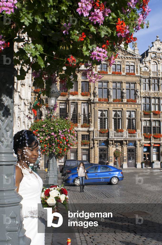 Wedding in the Brussels Town Hall, (Hotel de Ville or Hotel de Ville de Bruxelles), Grote Markt (Grand Place), Brussels, Belgium (photo)