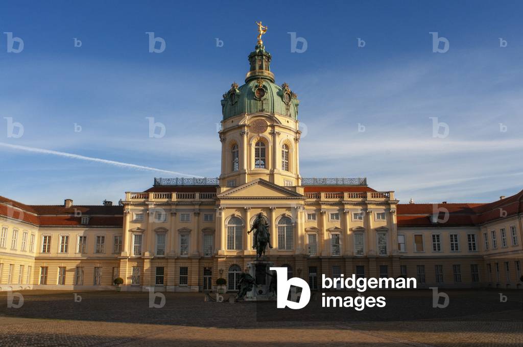 Charlottenburg Palace and its park Schlossgarten rebuilt after Second World War in, Berlin, Germany (photo)