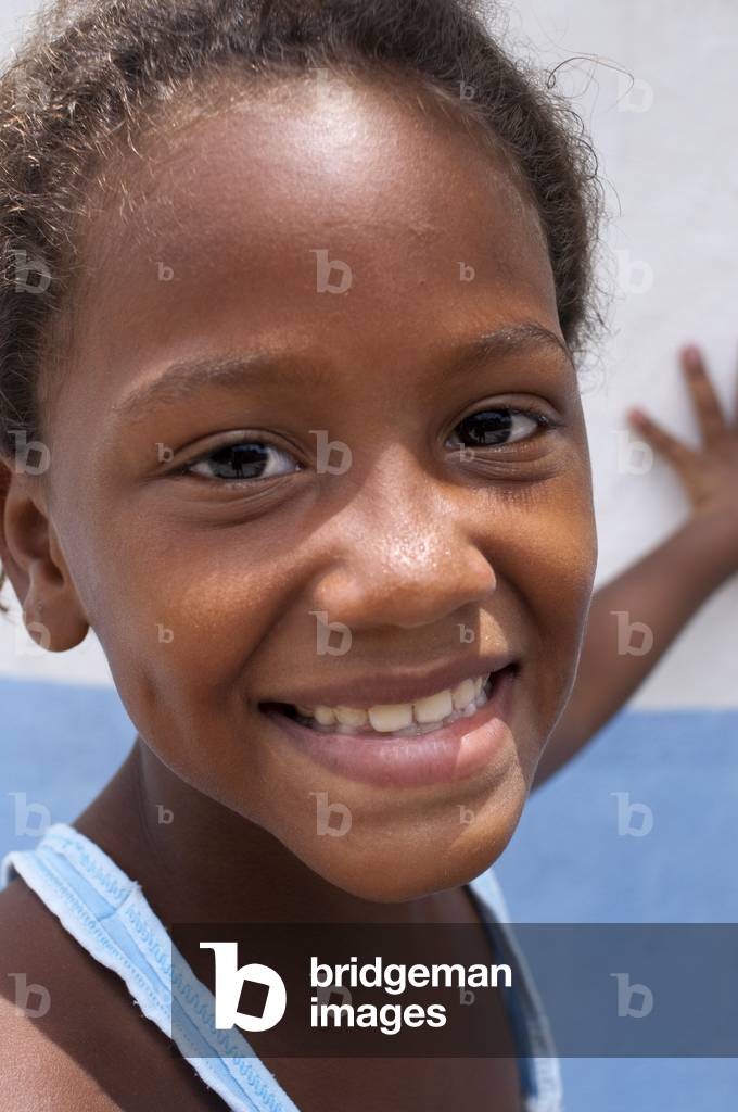 Child portraiit in Chuao in Falcon state in Venezuela - Henri Pittier National Park, in Venezuela.  (photo)
