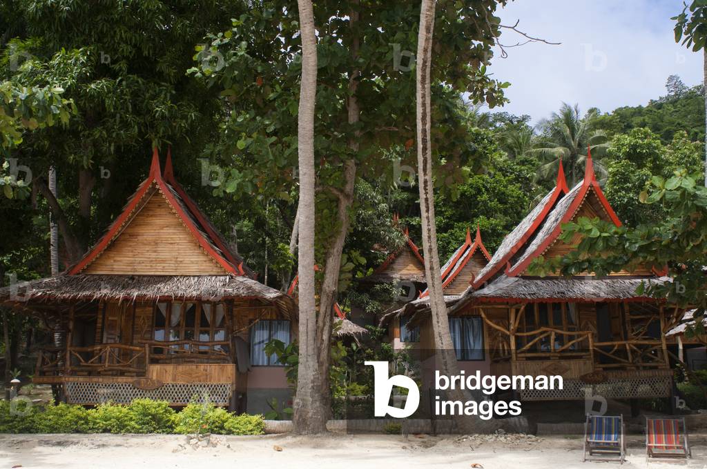 Phi Phi Relax Beach Resort cotages, Phak Nam Bay, Koh Phi Phi Island, Thailand (photo)