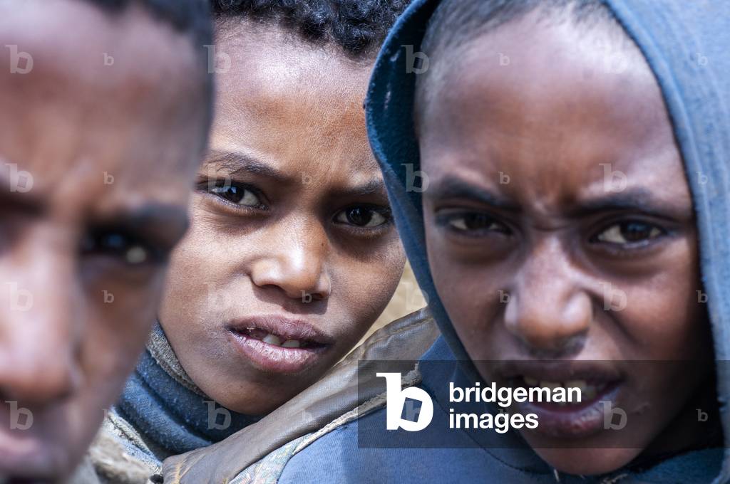 Local villagers in the Simien Mountains National Park, Amhara Region, Ethiopia  (photo)