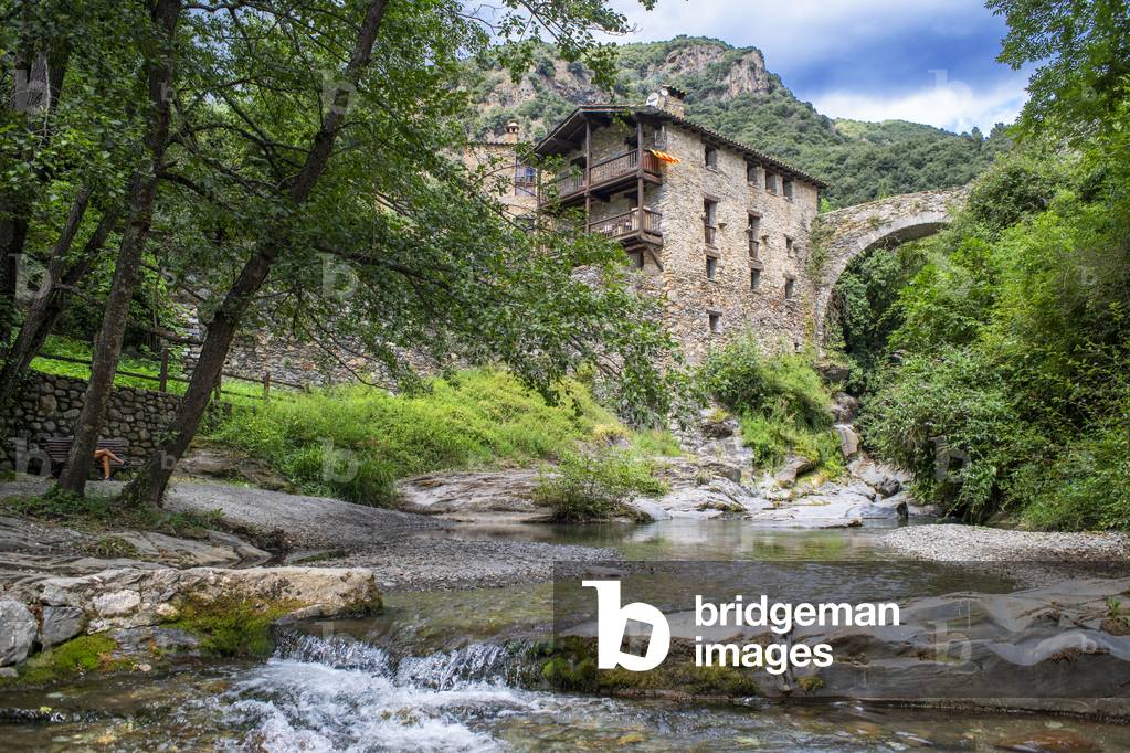 Beget village in La Garrotxa Natural Park, Girona, 2021 (photo)