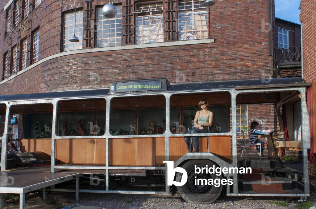 Garden of slowing fleet Arena, Berlin, Germany (photo)