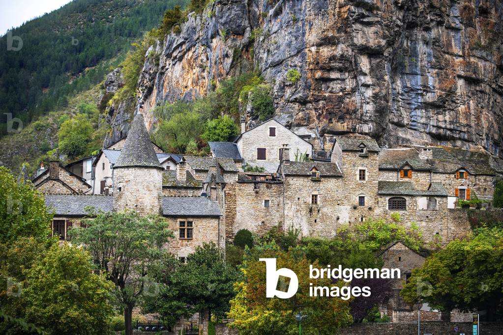 La Malene village in Gorges du Tarn, UNESCO World Heritage Site, Grands Causses Regional Natural Park, Lozere, Occitanie, France, 2020 (photo)