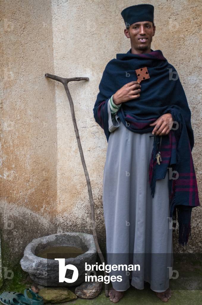 Priest monk at the Abuna Garima monastery Tigray (photo)