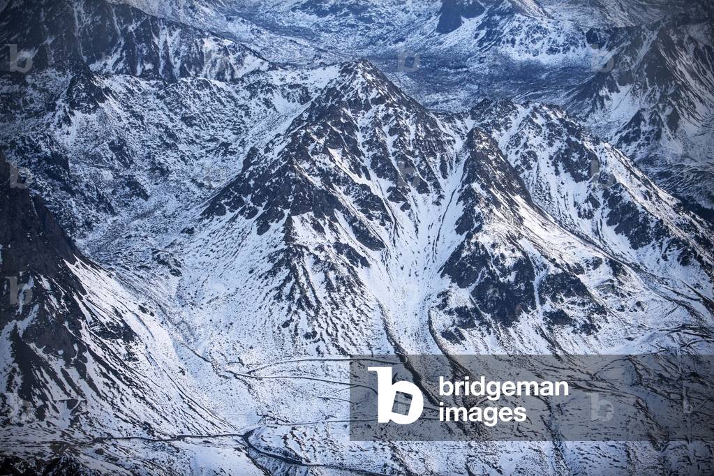Mountain views in front of The Observatory Of Pic Du Midi De Bigorre, Hautes Pyrenees, Midi Pyrenees, France, The Col du Tourmalet is the highest paved mountain pass in the French Pyrenees second only to the Col de Portet, So in contrast to frequent claims, 2020 (photo)
