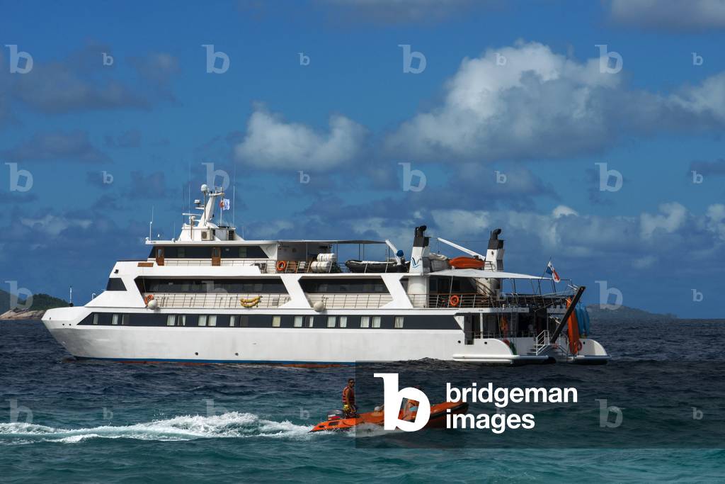 The passenger cruise ship, Pegasus from Variety Cruises in Seychelles (photo)