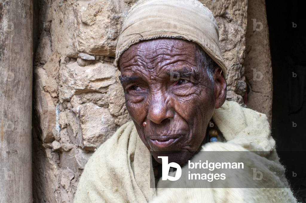 The temple of Yeha in Tigray, museum, Ethiopia, Next to the ruins of Yeha several Christians live in simple stone houses, Coffee and religion are elements that must never be missed (photo)