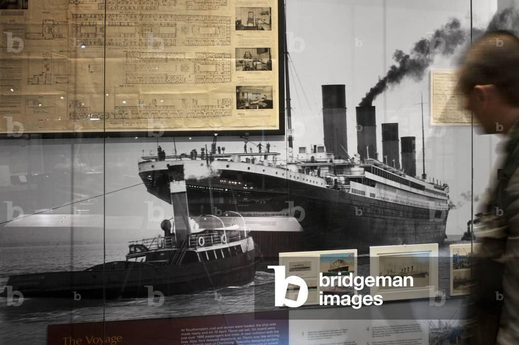 Inside Titanic Belfast museum and Visitors Centre, Titanic Quarter, Belfast, Northern Ireland, UK (photo)