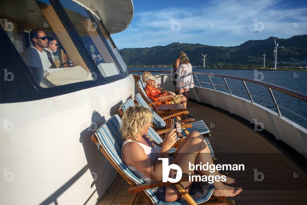 The passenger cruise ship, Pegasus from Variety Cruises in Seychelles (photo)