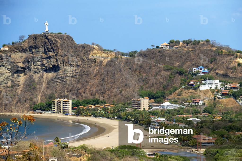 Christ of the Mercy and San Juan del Sur coastal beaches near the central town San Juan del Sur Nicaragua, Central America Luxury villas in Playa San Juan del Sur, Nicaragua, Cantral America, America (photo)