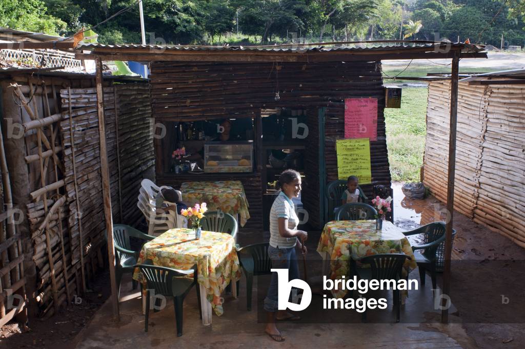 Choroni restaurant in the beach in Falcon state in Venezuela - Henri Pittier National Park, in Venezuela.  (photo)