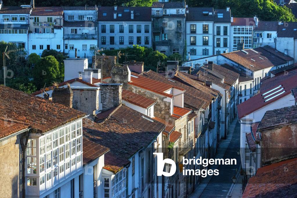 San Francisco street, Santiago de Compostela, NORTH OF SPAIN, 2021 (photo)
