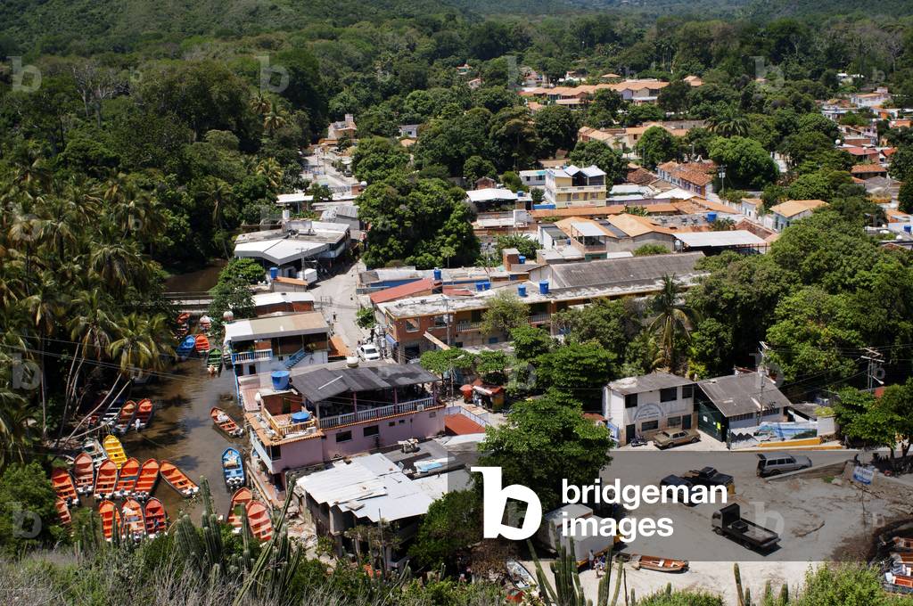 Landscape from Choroni lookout in Falcon state in Venezuela - Henri Pittier National Park, in Venezuela.  (photo)
