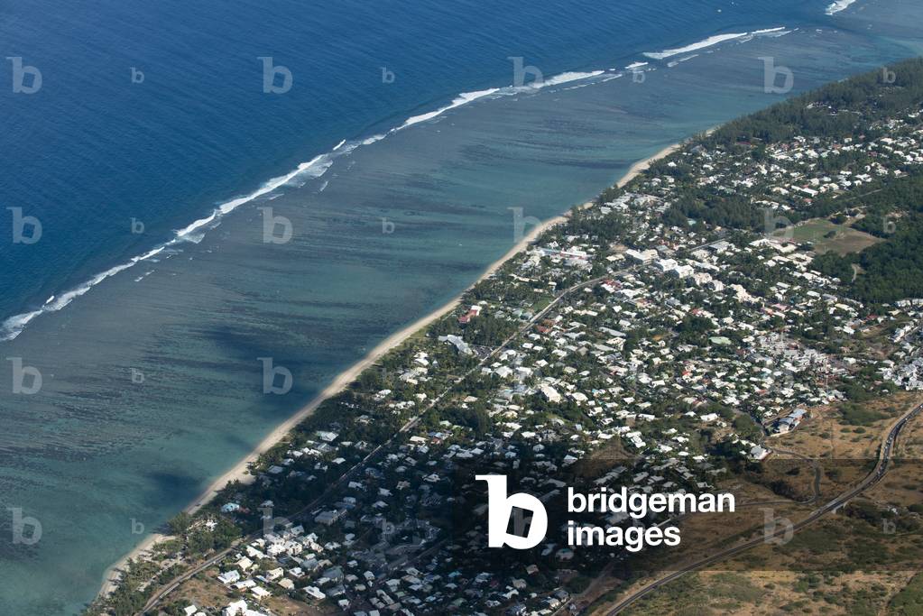 Aereial View of St Gilles, Reunion Island (photo)