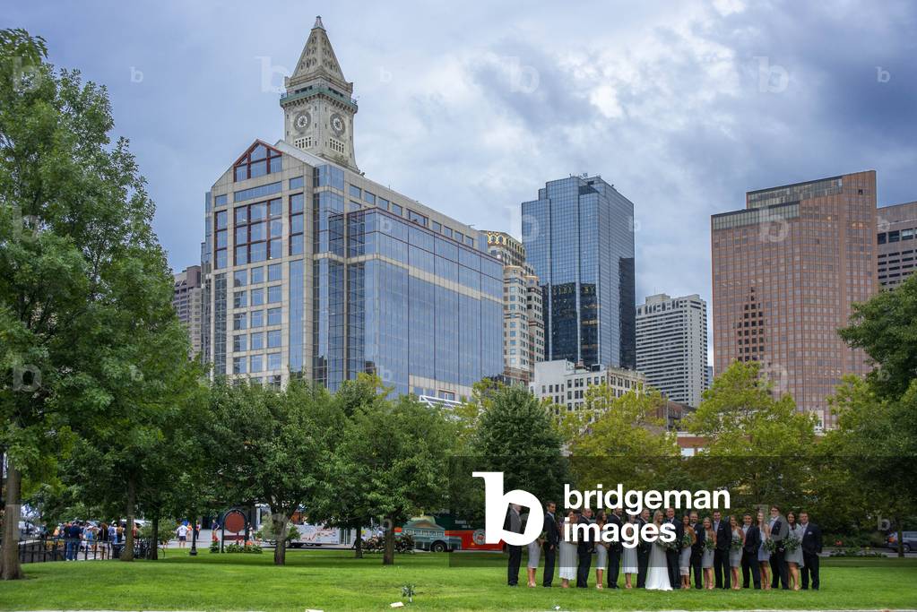 Wedding and Custom House Tower , Boston, USA 2021 (photo)