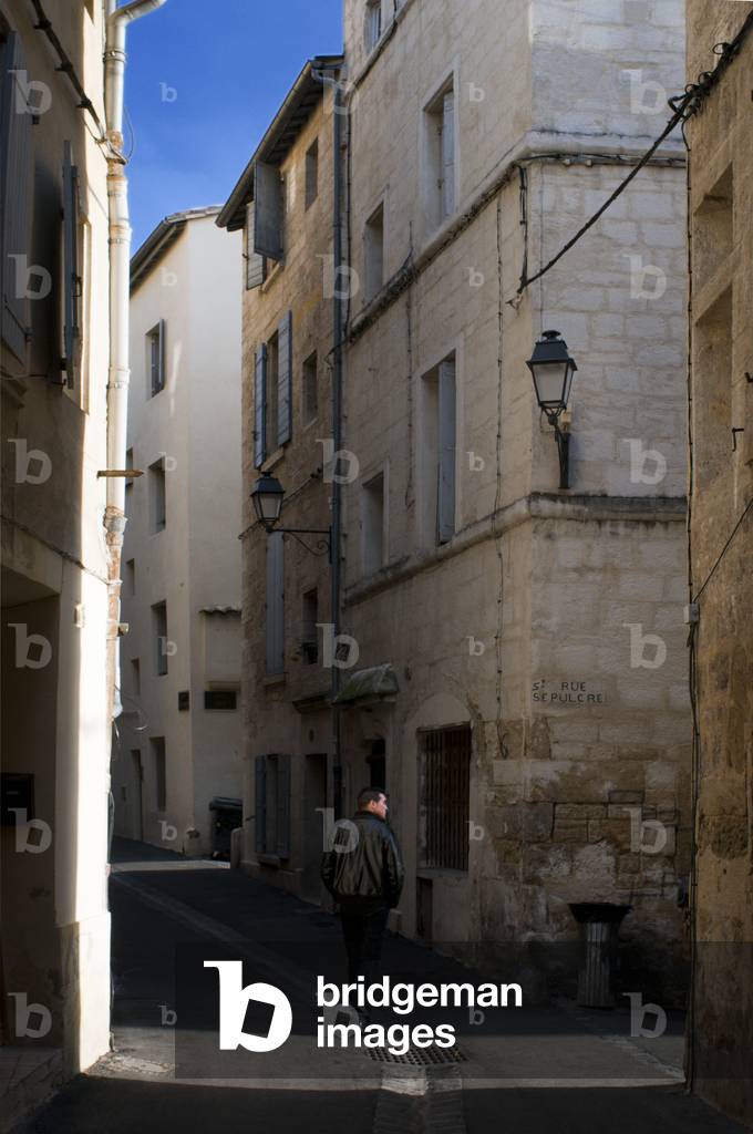 Sainte-Anne Church Montpellier France.

Narrow alleys in the old town of Montpellier, Rue Sepulcre, Pubs and nightclubs: Place de la Comédie is located in the center of the old town, with numerous cafes that are populated by terraces in summer, Around it are small pubs, usually frequented by students, 2020 (photo)