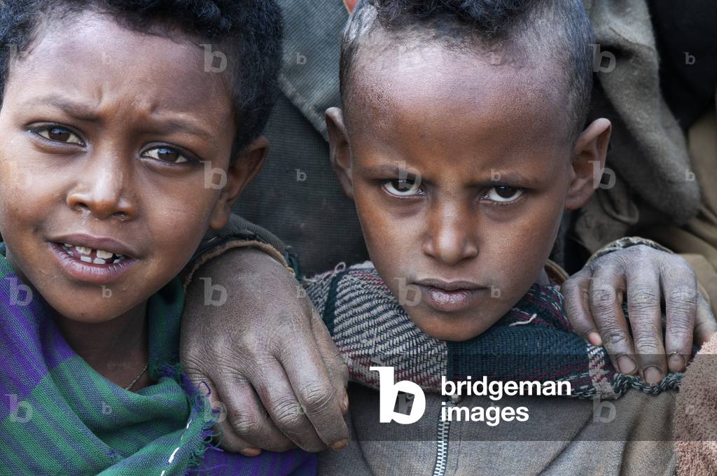 Local villagers in the Simien Mountains National Park, Amhara Region, Ethiopia  (photo)